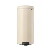 Poubelle ronde à pédale NewIcon beige 30 L Brabantia