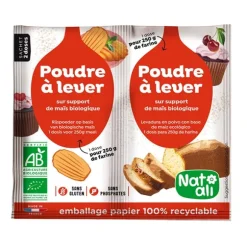 Poudre à lever bio 2 x 7 g Nat-ali