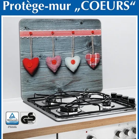 Protection murale en verre Coeurs Wenko by Maximex