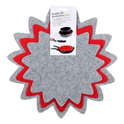 3 protections feutrines pour poêles