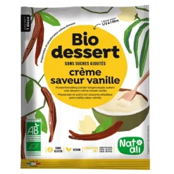 Préparation en poudre pour crème dessert vanille Nat-ali