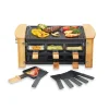 Raclette grill 6 poêlons 900 W Kitchen Chef Professional
