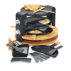 Raclette ronde multifonction 10 poêlons 1500 W Kitchen Chef Professional