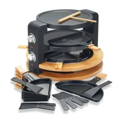Raclette ronde multifonction 10 poêlons 1500 W Kitchen Chef Professional