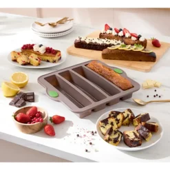Rigiflex Plaque 4 mini-cakes longs apéro Mathon
