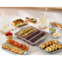 Rigiflex Plaque 4 mini-cakes longs apéro Mathon