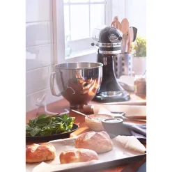 Robot pâtissier Artisan tête inclinable 4,8 L 300 W gris étain 5KSM175PSEMS + accessoires Kitchenaid