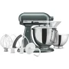 Robot pâtissier Artisan à tête inclinable 4,8 L 300 W vert genévrier 5KSM175PSEJP Kitchenaid