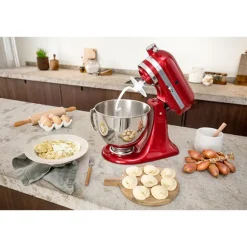 Robot pâtissier Artisan à tête inclinable 4,8 L 300 W rouge pomme d'amour 5KSM175PSECA Kitchenaid