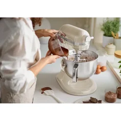 Robot pâtissier multifonction Artisan à bol relevable 5,6 L crème 5KSM60SPXEAC Kitchenaid