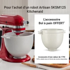 Robot pâtissier multifonction Artisan Rouge Empire 300 W 5KSM125EER Kitchenaid