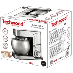Robot pétrin TRO-1600 avec bol inox 6 L 1300 W Techwood