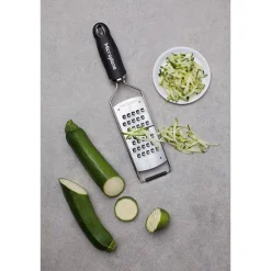 Râpe à fromage Extra grossier Gourmet noire Microplane
