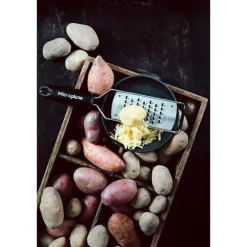 Râpe à fromage Extra grossier Gourmet noire Microplane