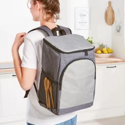 Sac à dos glacière isotherme 20 L gris Mathon