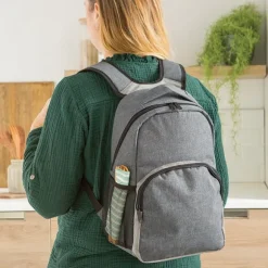Sac à dos glacière isotherme 10 L gris Mathon