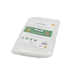 Sachet de 50 sacs sous-vide gaufrés 20 × 30 cm Le Pratique