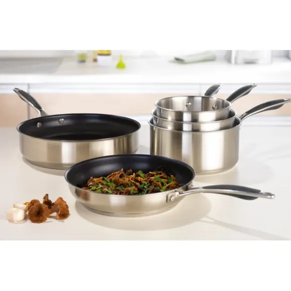 Sauteuse antiadhérente inox Excell'Inox 24 cm Mathon