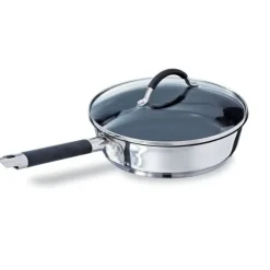 Sauteuse antiadhésive inox et couvercle Rapid Cook 24 cm Mathon