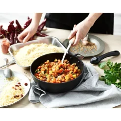 Sauteuse bombée 24 cm Choc Intense amovible De Buyer