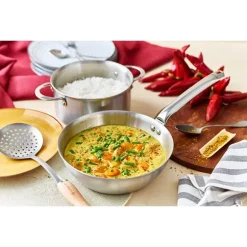 Sauteuse bombée tout inox Alchimy 24 cm De Buyer