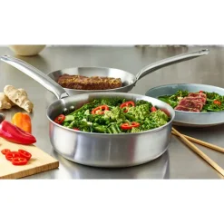 Sauteuse bord droit tout inox Alchimy 28 cm De Buyer