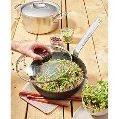 Sauteuse 28 cm Choc intense De Buyer
