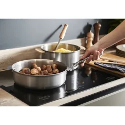 Sauteuse droite tout inox Alchimy Loqy sans manche 28 cm De Buyer
