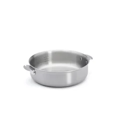 Sauteuse droite tout inox Alchimy Loqy sans manche 24 cm De Buyer