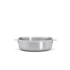 Sauteuse droite tout inox Alchimy Loqy sans manche 24 cm De Buyer