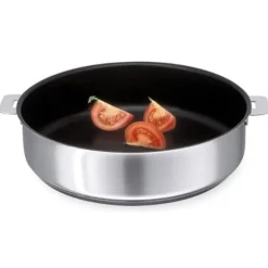 Sauteuse inox antiadhérente Mutine sans manche 28 cm Cristel