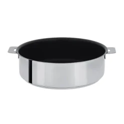 Sauteuse inox antiadhérente Mutine sans manche 26 cm Cristel