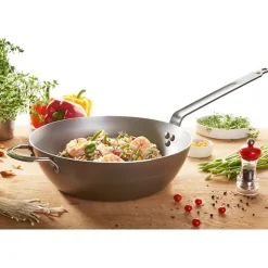 Sauteuse paysanne acier Minéral B 32 cm De Buyer