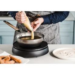 Sauteuse paysanne acier Minéral B Bois 24 cm De Buyer