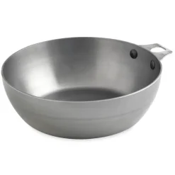 Sauteuse paysanne acier Minéral B sans manche 24 cm De Buyer