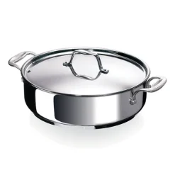 Sauteuse tout inox Chef 28 cm et couvercle Beka