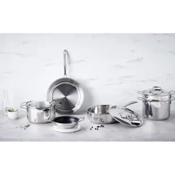 Sauteuse tout inox Chef 24 cm et couvercle Beka