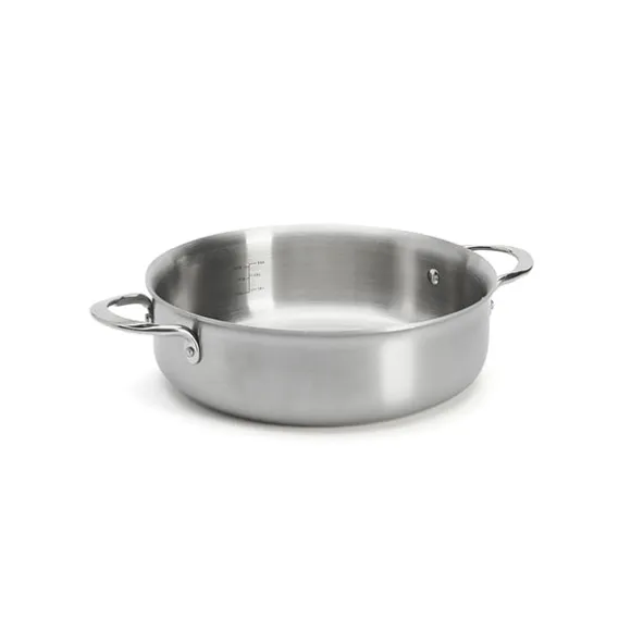 Sautoir droit tout inox Alchimy 24 cm De Buyer