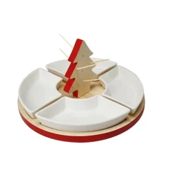 Service apéritif de Noël 4 coupelles Ard'Time