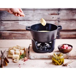 Service à fondue en fonte émaillée 8 personnes Nori 2 L noir Beka
