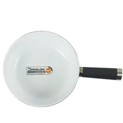 Service à fondue revêtement céramique 6 personnes gris Kela