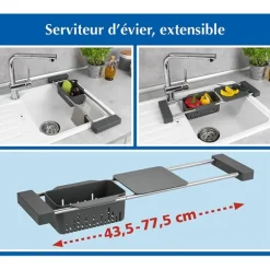 Serviteur d'évier multifonction Cami Wenko by Maximex