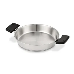 Set 2 anses amovibles en bakélite noires Soft touch Evolution Beka