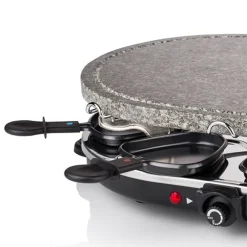 Set appareils à raclette avec pierre à cuire et à fondue 8 personnes Princess