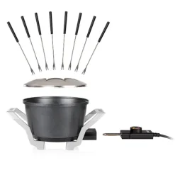 Set appareils à raclette avec pierre à cuire et à fondue 8 personnes Princess