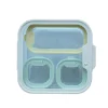 Set 4 boîtes en verre avec couvercles 240, 560 et 2900 ml compatibles micro-ondes Pebbly