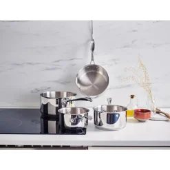 Set 4 casseroles inox Chef 14, 16, 18 et 20 cm Beka