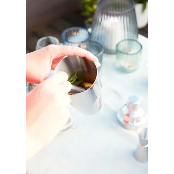 Set cocktail avec shaker Cobbler, mesureur, pilon à cocktail, cuillère et passoire Point Virgule
