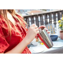 Set cocktail avec shaker Cobbler, mesureur, pilon à cocktail, cuillère et passoire Point Virgule