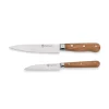 Set couteau d'office et couteau de chef en bois d'olivier et lame inox Mathon